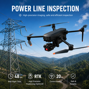 Drone thermique Yunque 4T RTK pour inspection, UAV avec caméra à quatre capteurs, pour cartographie industrielle et patrouille de sécurité - Product Image 3