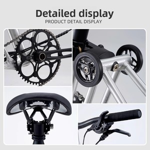 <span class=keywords><strong>Bicicleta</strong></span> Plegable ACEOFFIX S5 de Tres Pliegues 8KG Ultraligera <span class=keywords><strong>16</strong></span> Pulgadas Aleación de Aluminio de Alta Calidad - Product Image 4