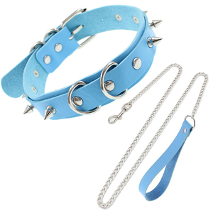 Collare in Pelle Nera con Cinghie per <span class=keywords><strong>Donna</strong></span>, Accessorio Bondage - Product Image 6