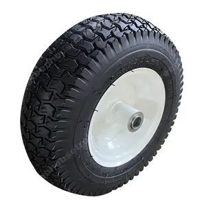 13 14 15 16 Inch Wheelbarrow Tyre Pneumatic Wheel For Mini Farming Tractor 5.00-6 Garden Cart Rubber Wheel