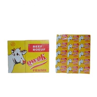 Cube d'assaisonnement à saveur de boeuf de marque QWOK Cube de bouillon d'assaisonnement aux épices fraîches halal