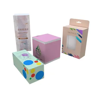 Luxury Custom Logo Printing Hair Care Essential Oil Cosmetic Packaging Paper Box For 5ml 10ml 20ml 30ml 100ml Bottle Packing Box