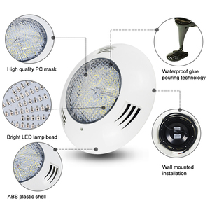 <span class=keywords><strong>12V</strong></span> ABS ngoài trời RGB <span class=keywords><strong>LED</strong></span> hồ bơi ánh sáng ấm trắng & có thể thay đổi hồ bơi đèn với IP68 không thấm nước cho hồ bơi - Product Image 4