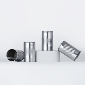 Boîtes de conserve alimentaires rondes <span class=keywords><strong>en</strong></span> fer blanc de haute qualité, diamètre 53 mm, hauteur 88 mm, pour sardines - Product Image 1