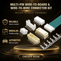 Kit de connecteurs multi-contacts pour câblage automobile, bornes à sertir pour lampes de voiture