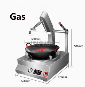 Wok électrique automatique pour la cuisson commerciale, robot de cuisine pour restaurant, riz frit - Product Image 3