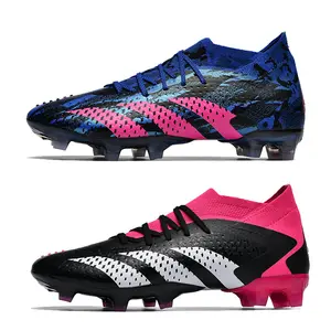 Hot selling wholesale low-top football shoes male long nails professional game training anti-slip wear-resistant shoes