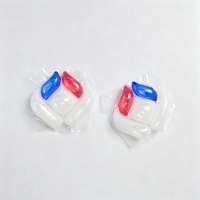 Capsules de lessive super concentrées écologiques 5-en-1 pour vêtements, multi-effets, forte puissance de nettoyage, nettoyage en profondeur, antibactérien, couleur