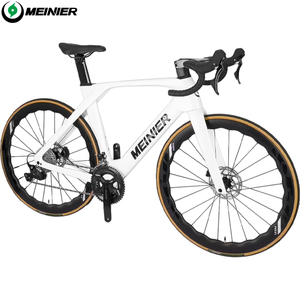 Vélo de route en fibre de carbone 700C Racing 2x12 vitesses avec freins à disque, filetage T47 MEINIER-DR645 - Product Image 3
