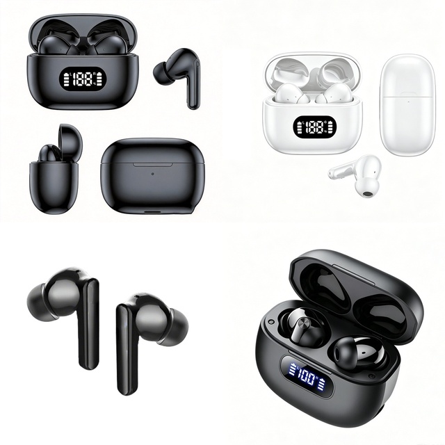 Top Quality Wireless Headphones Deep Bass Stereo Audio Mic Low Latency Gaming Audio Mode for All Smart Devices Universal