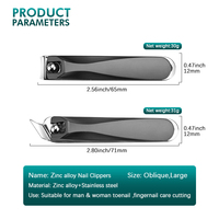 Cortauñas Profesional SHiLiNG de Acero Inoxidable con Cuchilla Curva y Abertura Ancha, Diseño Nuevo, Portátil y Duradero para Uñas Gruesas y de los Pies