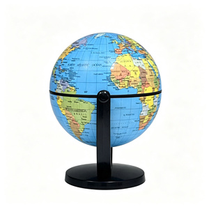 Mini Globo Terráqueo <span class=keywords><strong>de</strong></span> 10 cm, <span class=keywords><strong>Mapa</strong></span> <span class=keywords><strong>de</strong></span> PVC Azul, Base Giratoria <span class=keywords><strong>de</strong></span> ABS, Educativo, para Escritorio, en Caja <span class=keywords><strong>de</strong></span> Regalo Pequeña para Estudiantes y Niños - Product Image 4