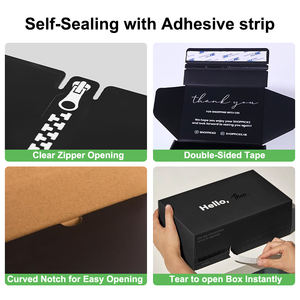 Muestras Gratis Cajas de Embalaje Personalizadas con Tira de Apertura Fácil tipo Cremallera, Caja de Envío Corrugada con Logo Personalizado - Product Image 2