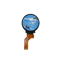 Écran rond TFT LCD IPS 0,9 pouce 128x128 4-SPI avec pilote NV3023A, 262K couleurs, luminosité élevée 680 cd/m² pour étuis de chargement TWS