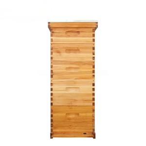 New 5 Layer Fir Wood Beehive Kit with 100% Beeswax Dipped Frames and Plastic Foundation Sheet - Product Image 1