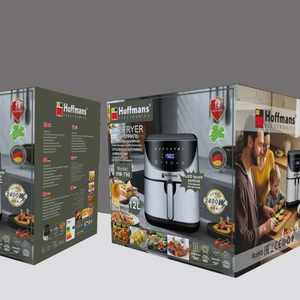 Freidora de Aire de 12L, 2400W, Control Táctil, Doble Calentamiento, Saludable, Baja en Grasa, Precio de Fábrica en China - Product Image 3