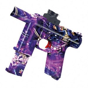 Durable Style M249 Hydrogel Plastic for Ages 14+ Features Realistic Shell Ejecting Mechanism Automatic <b>Spray</b> Paint Function - Product Image 5