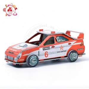 Jouets éducatifs pour enfants <span class=keywords><strong>F1</strong></span> de course, voiture papier modèle 3D modèle <span class=keywords><strong>Puzzle</strong></span> - Product Image 5