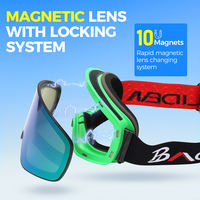 Vente directe du fabricant Revêtement anti-rayures Lunettes de sport Apparence légère Lunette horizontale Conception Extérieur Applicable