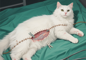 Sekunary benang jahit campuran kromik Catgut kualitas tinggi dengan jahitan bedah yang dapat diserap jarum untuk penggunaan klinik hewan - Product Image 3