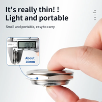 Ultra-mince IP65 12V 24V DC alimentation autobloquante éclairée marche/arrêt avec interrupteur à bouton-poussoir personnalisé à double Led avec halo LED