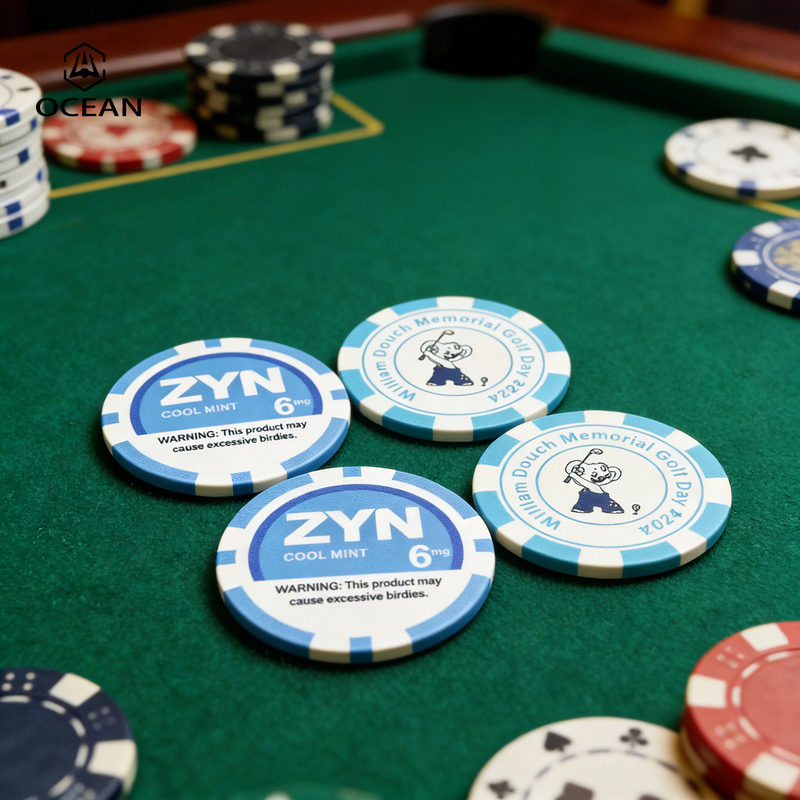 New Custom Poker Chips Ceramic Vintage
