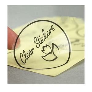 Custom Printable Waterproof White <strong>clear</strong> logo Stickers <strong>Inkjet</strong> Stickers Paper Full Sheet Transparent Printer Vinyl Label - Product Image 1