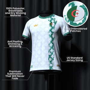 Custom 2024 Algeria <b>Soccer</b> Jerseys CHAIBI AOUAR FEGHOULI GOUIRI MAHREZ Player Fans National Training Football Shirt - Product Image 6