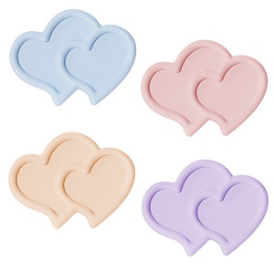 Molde de silicona de resina con forma de corazón para parejas, molde de yeso para el Día de San Valentín, para decoración del hogar y posavasos de tienda - Product Image 5