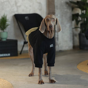 Qiqu suministros para mascotas personalizado nuevo diseñador chaqueta para perros abrigo para mascotas Pitbull Sudadera con capucha ropa para perros grandes Doberman <span class=keywords><strong>Labrador</strong></span> ropa de salida - Product Image 2