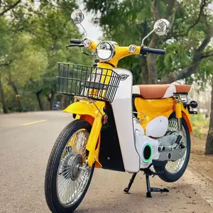 EEC Underbone Moto motosiklet Retro tasarım süper yavru yetişkin elektrikli Scooter bisikletleri için teslimat