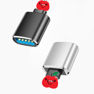 Adaptateur USB C vers USB en alliage d'aluminium pour iPhone, transfert de données et charge de téléphone portable - Product Image 1
