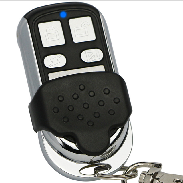 433.92MHz Universal Garage Door Remote Control 4 Button RF Key Fob,Cloning Duplicator Transmitter for Gate Opener