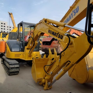 Miniexcavadora Komatsu PC55 90% Nueva, Excavadora Pequeña Original con Giro de Cola Cero, PC55MR de 5 Toneladas, Japonesa, para Jardinería - Product Image 2