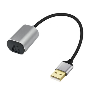 <span class=keywords><strong>Adaptateur</strong></span> audio optique USB A vers Toslink, émetteur numérique <span class=keywords><strong>SPDIF</strong></span> unidirectionnel pour ordinateur portable, connexion par fibre optique - Product Image 4