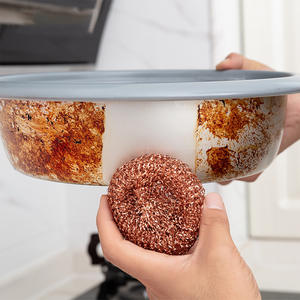 Nuevo Estropajo <span class=keywords><strong>de</strong></span> Alambre <span class=keywords><strong>de</strong></span> Cobre 2025 - Sostenible, Fuerte Descontaminación, Sin Desprendimiento, Resistente al Óxido, para Ollas y Sartenes <span class=keywords><strong>de</strong></span> Cocina - Product Image 3