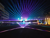 Cool Laser Lights Animation RGB Faisceau Extérieur DJ Laser Light Show Projecteur