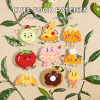 Patch brodé en chenille fait main à thermocoller pour sacs et vêtements