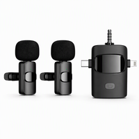 Microphone Lavalier Sans Fil K15, Condensateur Numérique, Réduction de Bruit, Omnidirectionnel, Réponse en Fréquence 20Hz-20kHz, Haute Performance