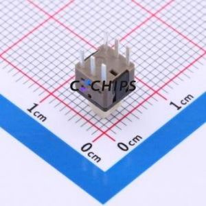 PS-5836DVA-6PN Push Button Switch Through hole Component (THT) Switch No Lock Rectangle Plunger 500mA 24V - Product Image 2