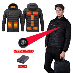 Custom Logo Winter <strong>Lightweight</strong> USB 5V Rechargeable Heating Ski <strong>Jacket</strong> Outdoor <strong>Mens</strong> Heated Clothing Heated <strong>Jacket</strong> for <strong>Men</strong> - Product Image 1