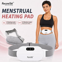 Almohadilla Térmica para Dolores Menstruales, Producto de Masaje, Cinturón Inalámbrico Portátil para el Cuidado de los Cólicos, Compresa Caliente