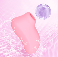 Wiederaufladbarer Silikon-Vibrator für Frauen mit Klitoris- und Brustwarzen-Stimulation, Oraler Saugstimulator für Vagina und Brust, Täglich Wasserdicht