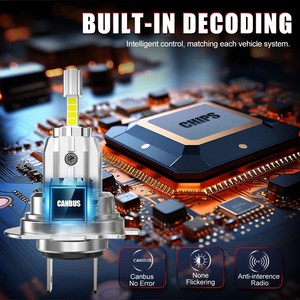 ไฟหน้ารถ H11 LED ขนาดเล็ก60W 7000LM 6500K 360องศาการดัดแปลงเปล่งแสงสำหรับ<span class=keywords><strong>รุ่น</strong></span> A3 A1 A4 - Product Image 6