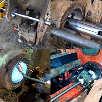 Aléseuse automatique portable 2 en 1 à double ligne Aléseuses à ligne horizontale Aléseuse à ligne pour la réparation d'excavatrices