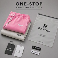 Shorts en coton épais vintage RAMAX pour hommes, shorts de survêtement graphiques surdimensionnés, streetwear personnalisé, grunge, vente en gros, fournisseur d'usine