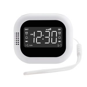 Wireless Vibrating Bed Shaker Alarm <strong>Clock</strong> Battery-Powered Hearing Impaired <strong>Clock</strong> with Time <strong>Sync</strong> Feature - Product Image 1