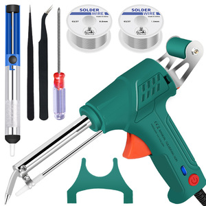 Nuevo calibre de pistola de soldadura de calor externo, pinzas de punta de aguja de 110V, pinzas de punta de Bahía, 50g, alambre de estaño, medio aluminio, 5 puntas de soldadura - Product Image 3