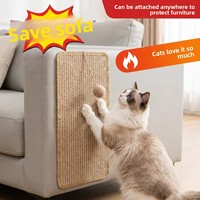 Mignonnes griffoirs muraux en sisal pour chat, résistants à l'usure, durables, non-déchirants, planches verticales pour affûter les griffes, apaisantes pour les chats YR