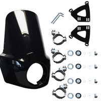 Carénage de phare avant de moto 15 ''pour Harley Softail FXBB Super Glide FXD Street Bob Low Rider Dyna